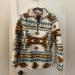 Aztec Sherpa pullover